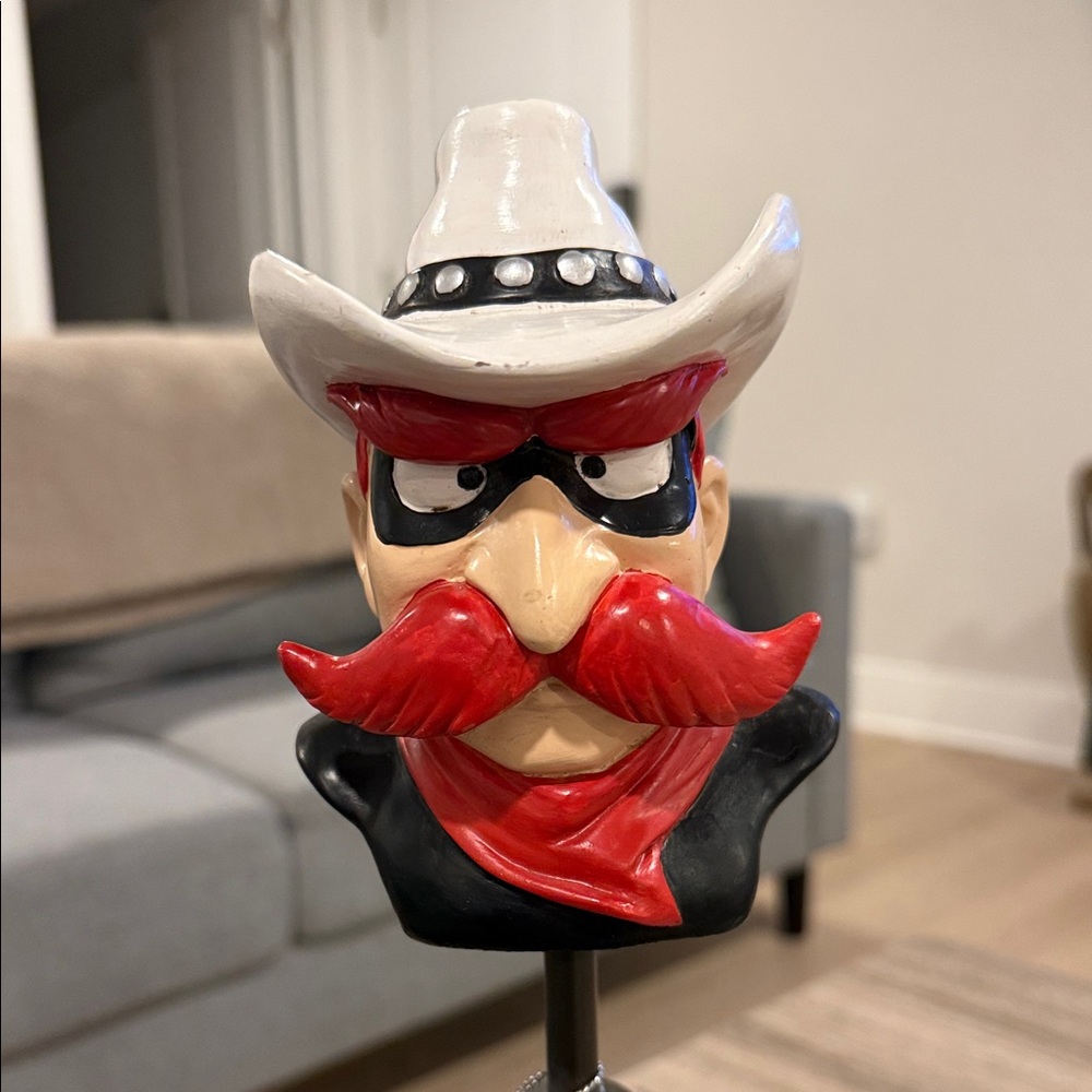 Texas Tech Red Raiders Lil Big Head Mascot statue